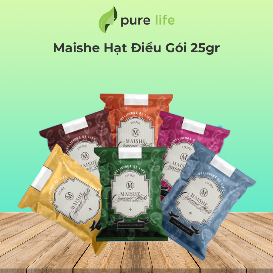 Maishe Hạt Điều nhiều vị Gói 25gr