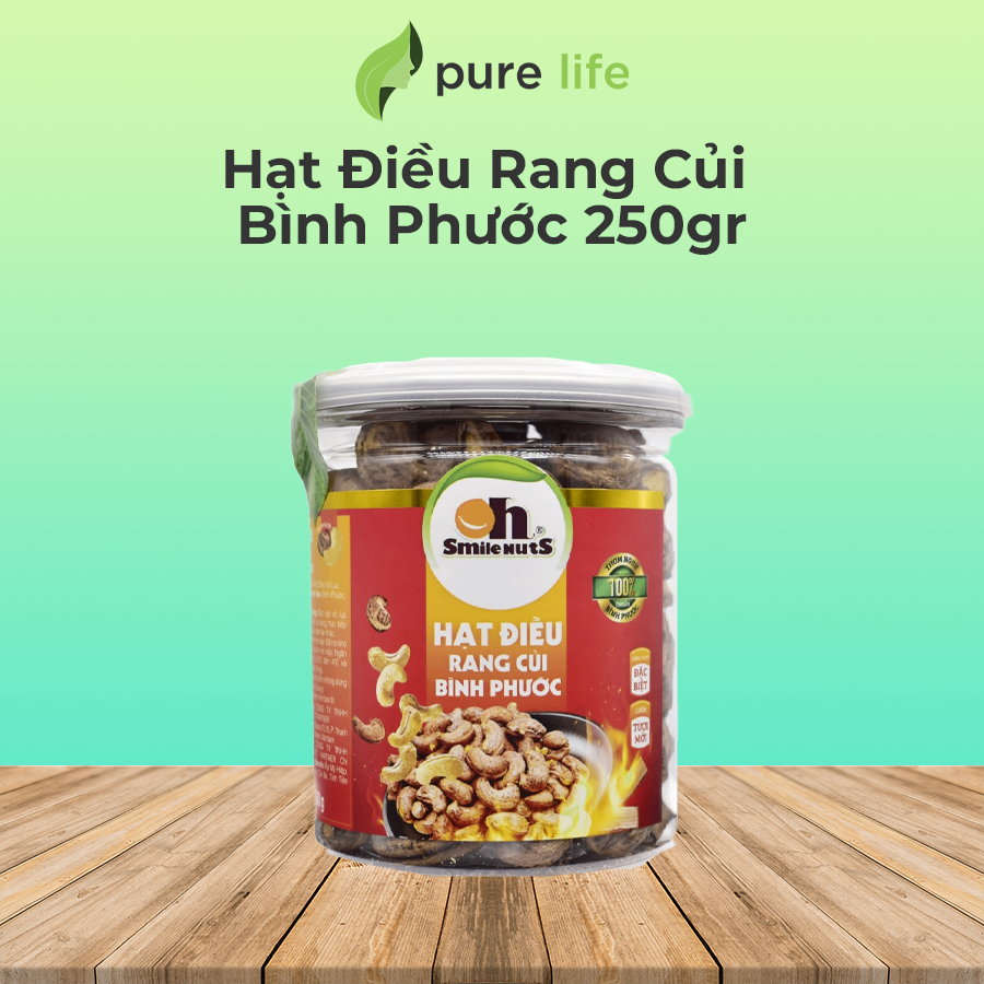 Hạt điều rang  củi Bình Phước 250g