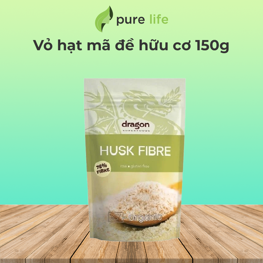 Vỏ hạt mã đề hữu cơ 150g