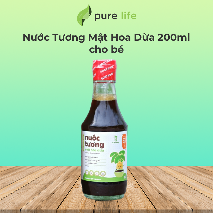 Nước Tương Mật Hoa Dừa 200ml - cho bé