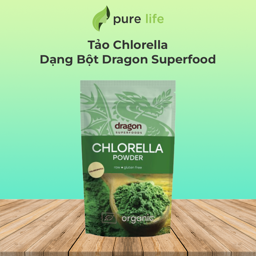 Tảo Chlorella - Dạng Bột Dragon Superfood