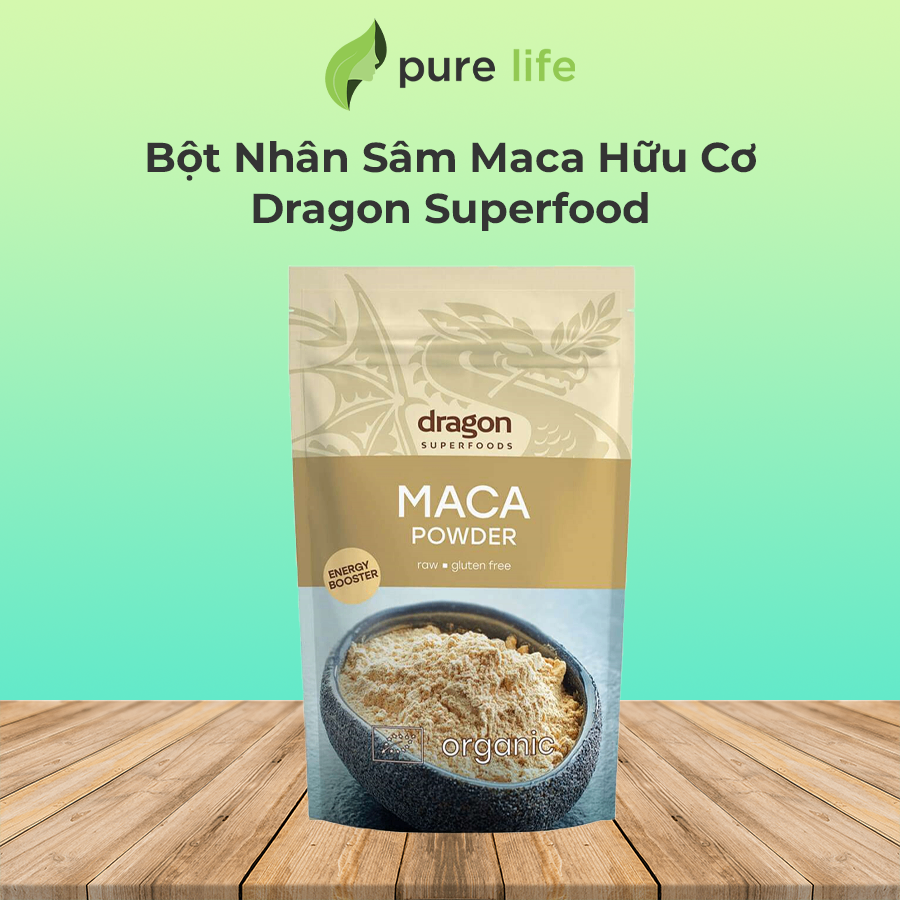 Bột Nhân Sâm Maca Hữu Cơ Dragon Superfood