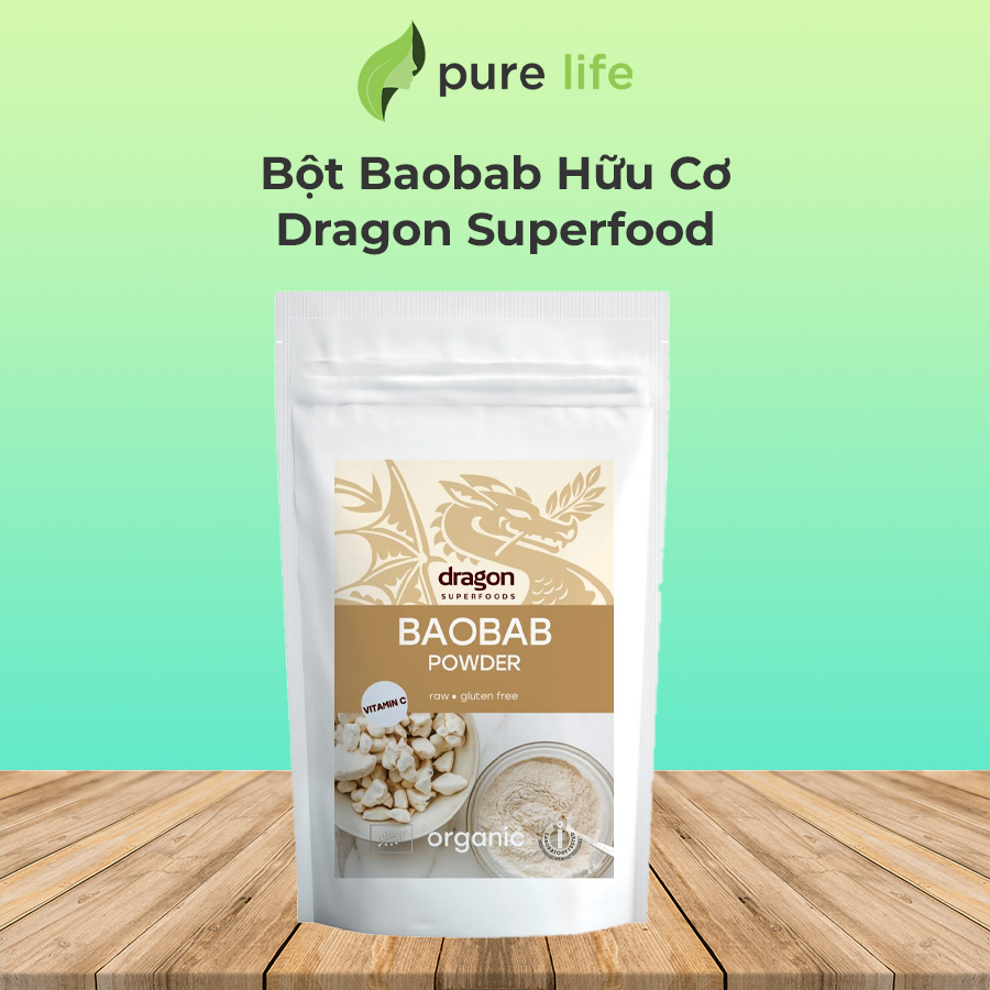 Bột Baobab Hữu Cơ Dragon Superfood