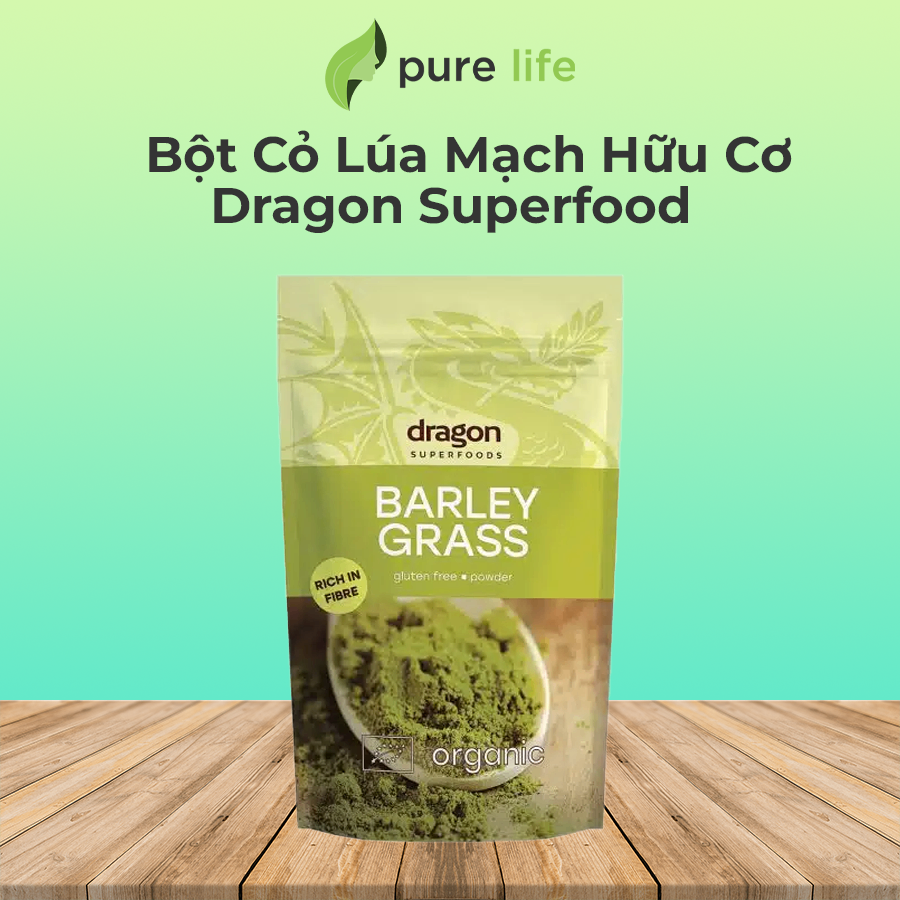 Bột Cỏ Lúa Mạch Hữu Cơ Dragon Superfood