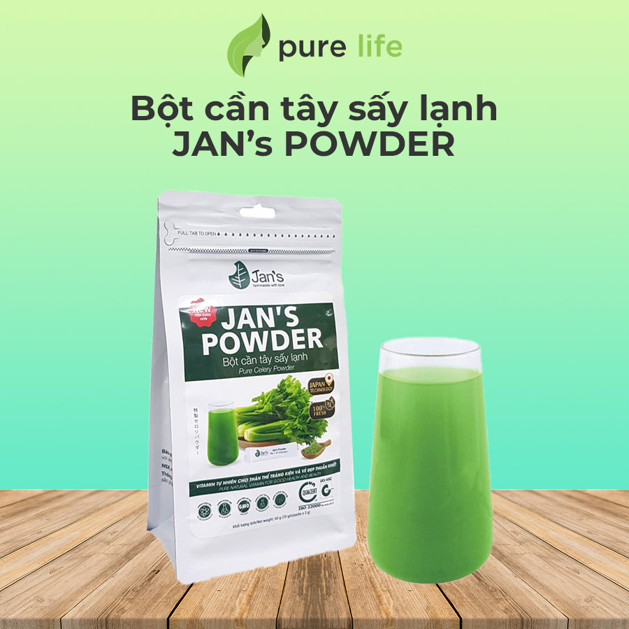 Bột cần tây sấy lạnh Jan’s Powder