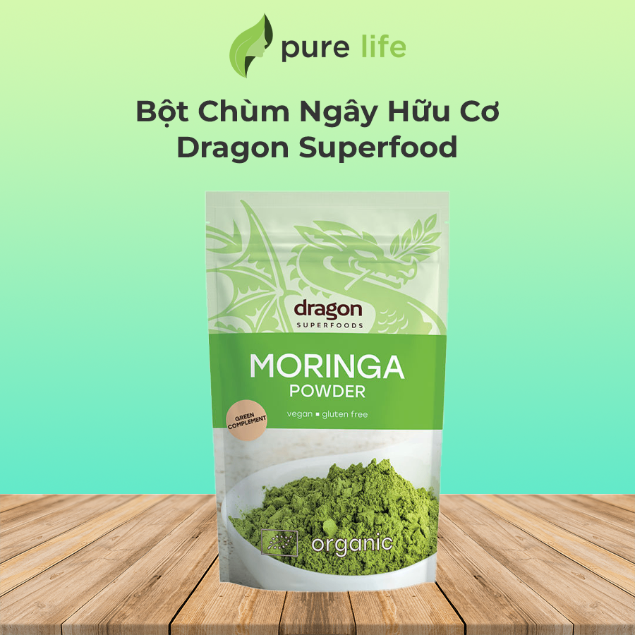 Bột Chùm Ngây Hữu Cơ Dragon Superfood