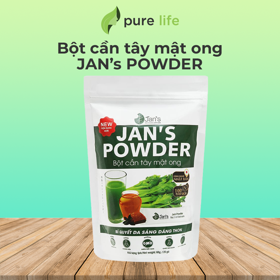 Bột cần tây sấy lạnh mật ong Jan’s Powder