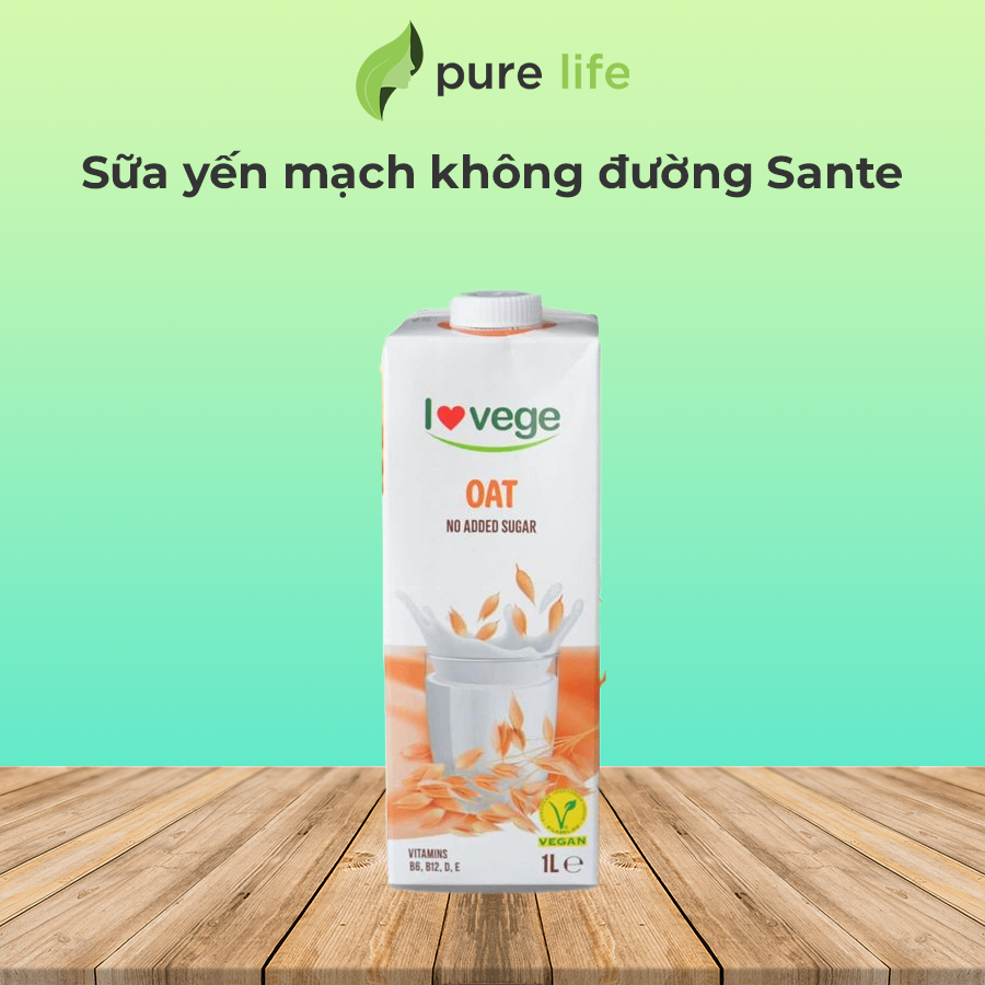 Sữa yến mạch không đường Sante