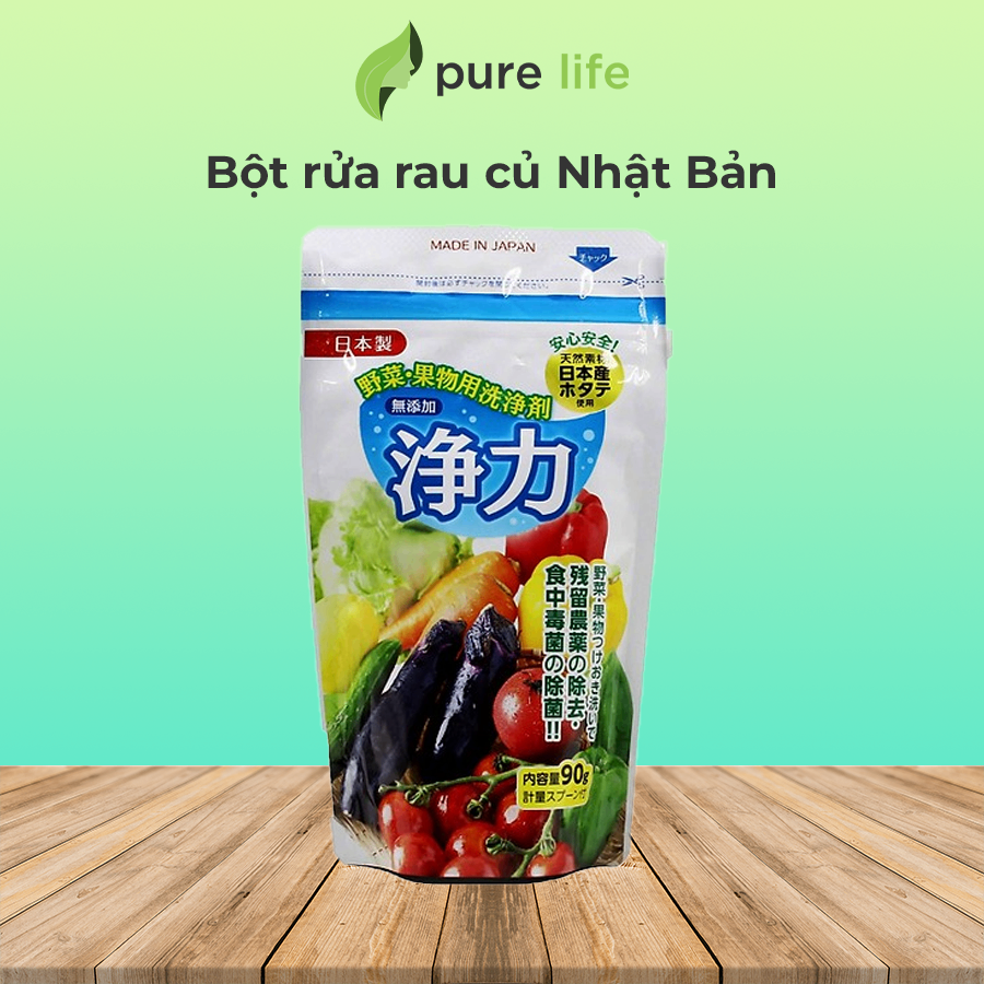 Bột rửa rau quả Nhật Bản Jyoriki 90g