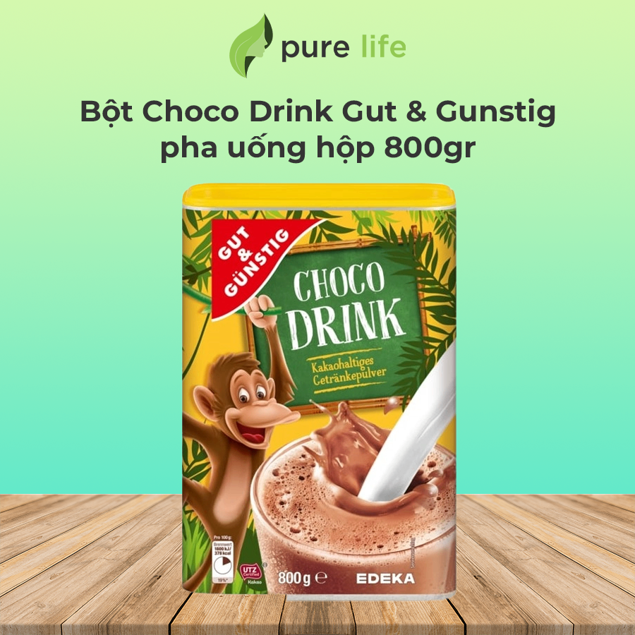 Bột Choco Drink Gut & Gunstig pha uống hộp 800gr