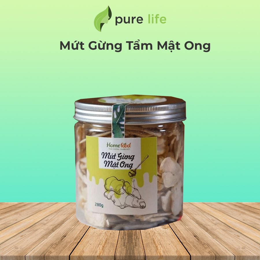 Mứt Gừng Tẩm Mật Ong