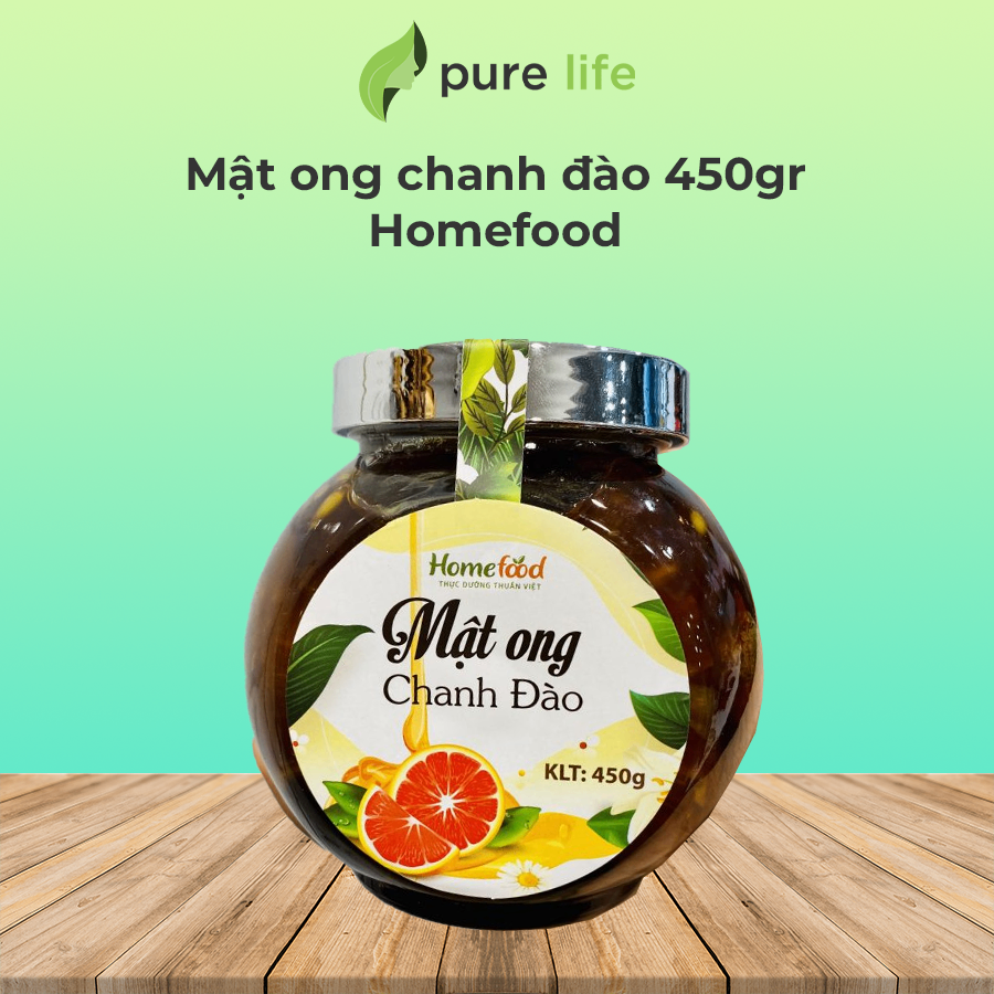 Mật ong chanh đào 450gr