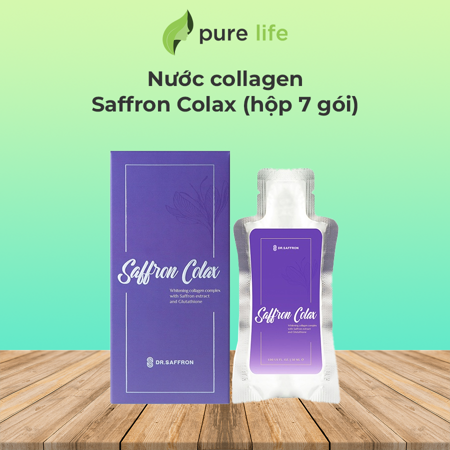 Nước collagen Saffron Colax (hộp 7 gói)