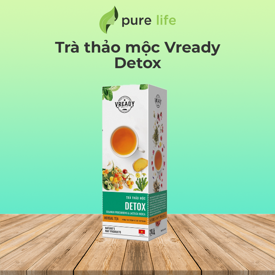 Trà thảo mộc Vready Detox