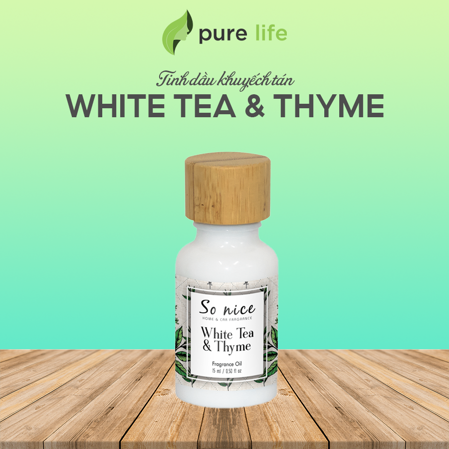 Tinh dầu Sonice White tea thyme 15ml