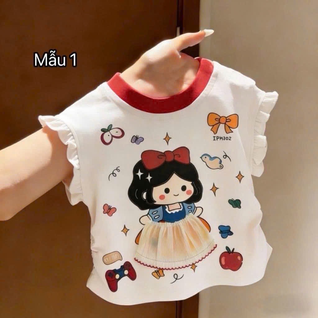 AB909 - SET 2 ÁO BÉ GÁI 2S MIX BÈO KITTY