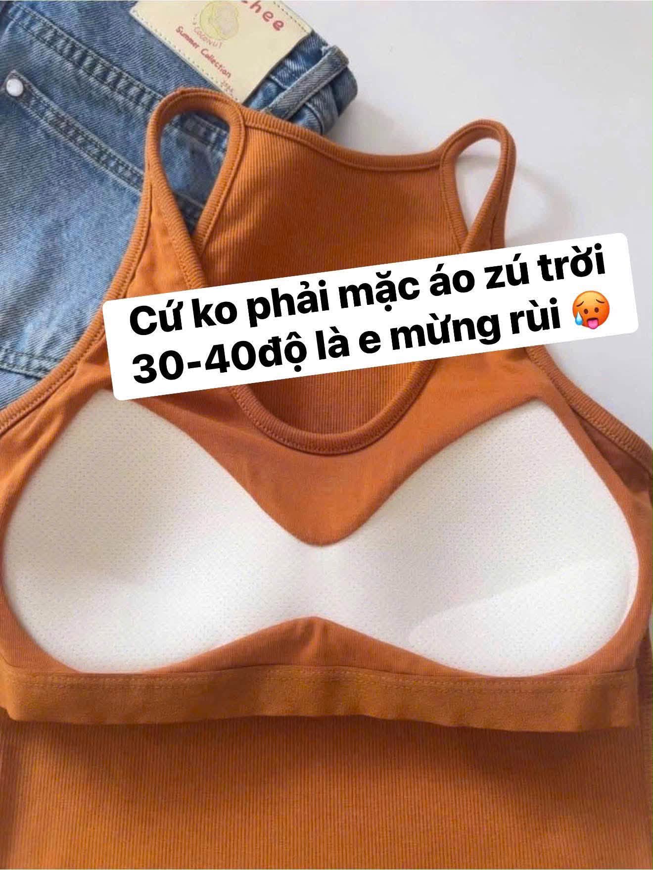 ANU421 - ÁO TĂM NỮ 2S ĐỆM NGỰC QC
