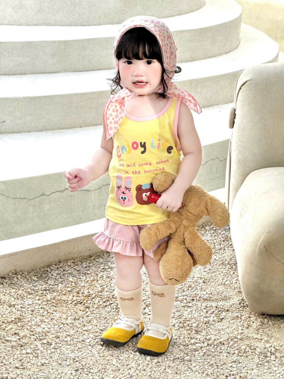 G028 - SET 2 BỘ ĐÙI BÉ GÁI 2S CUTE BABY QUẦN BÈO