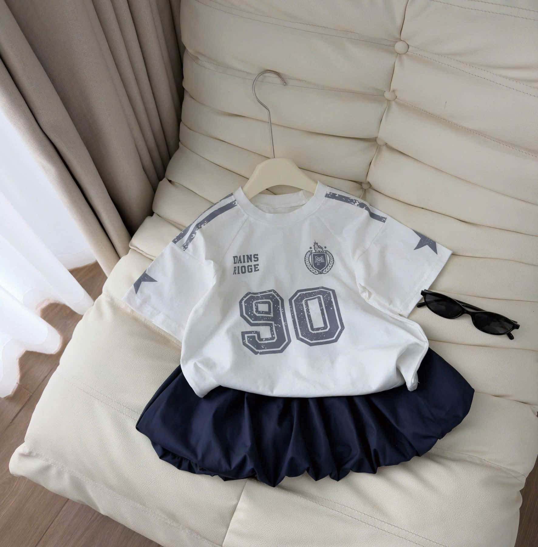 G038 - BỘ ĐÙI ĐÔI MẸ BÉ TRẮNG 90