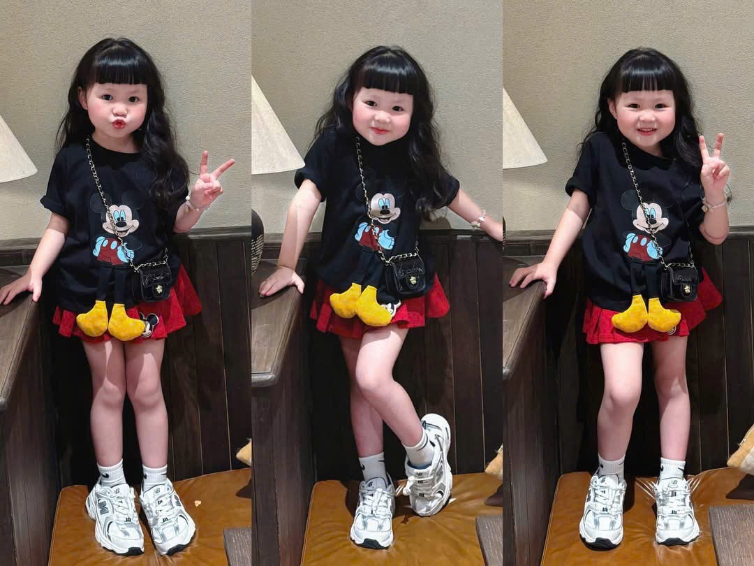 G996 - SET BÉ GÁI ÁO CỘC KITTY MIX CVAY