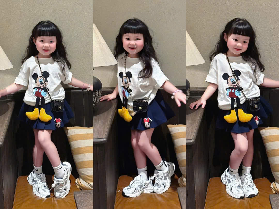 G996 - SET BÉ GÁI ÁO CỘC KITTY MIX CVAY