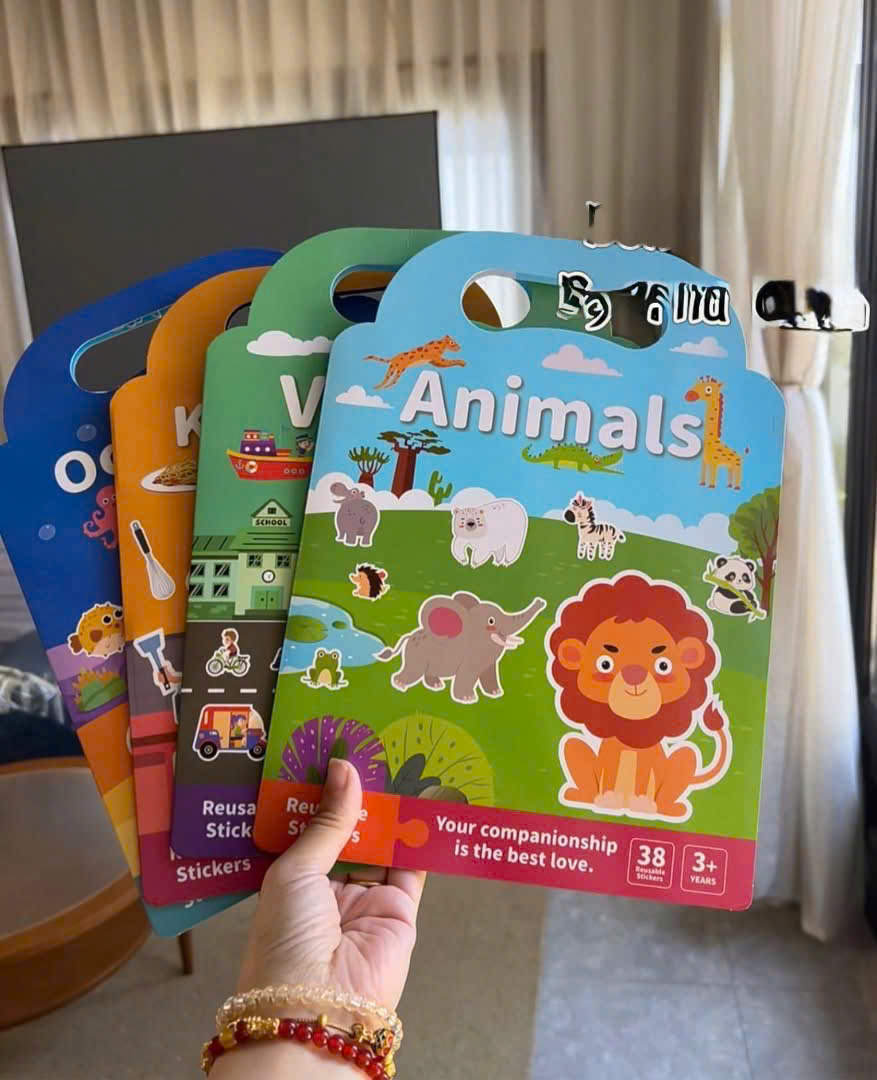 PK298 - SET 6 QUYỂN DÁN STICKER CHO BÉ