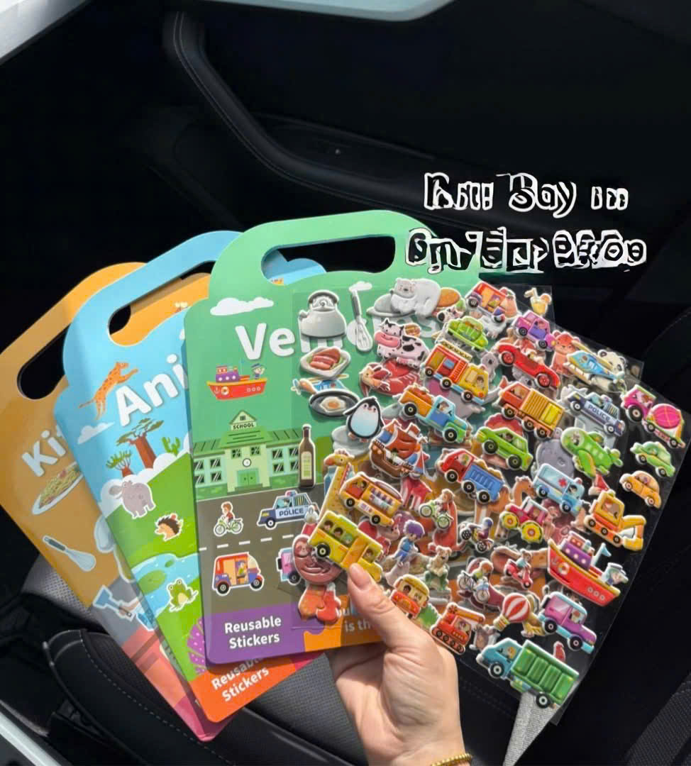PK298 - SET 6 QUYỂN DÁN STICKER CHO BÉ