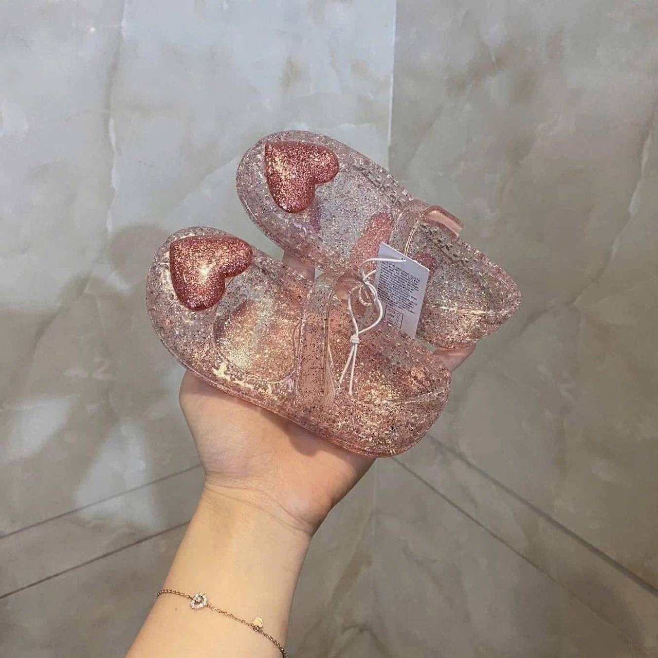 PK319 - DÉP BÉ GÁI MỀM DẺO TRONG SUỐT