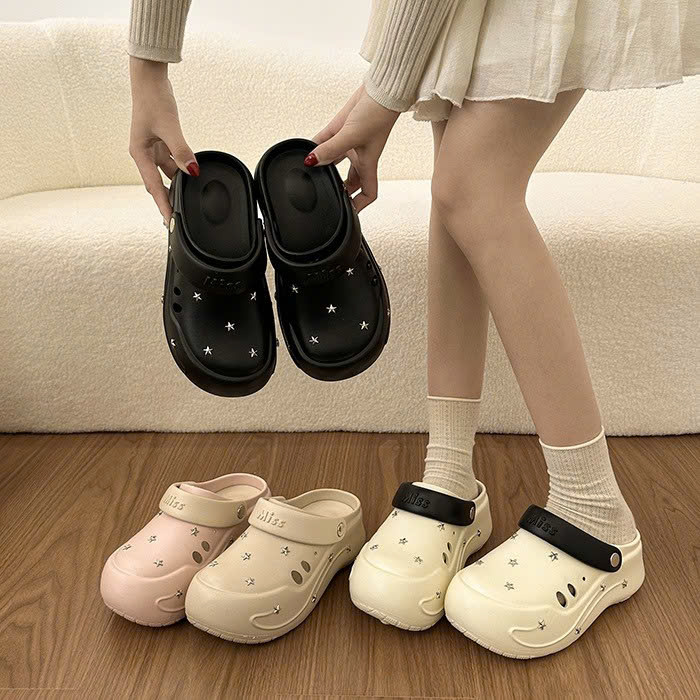 (CHỜ) PK325 - DÉP CROCS ĐÍNH SAO MPB