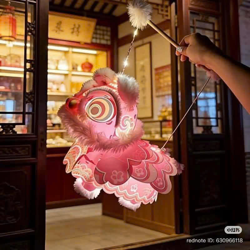 (CHỜ) PK348 - ĐÈN LỒNG MÚA LÂN PHÁT SÁNG