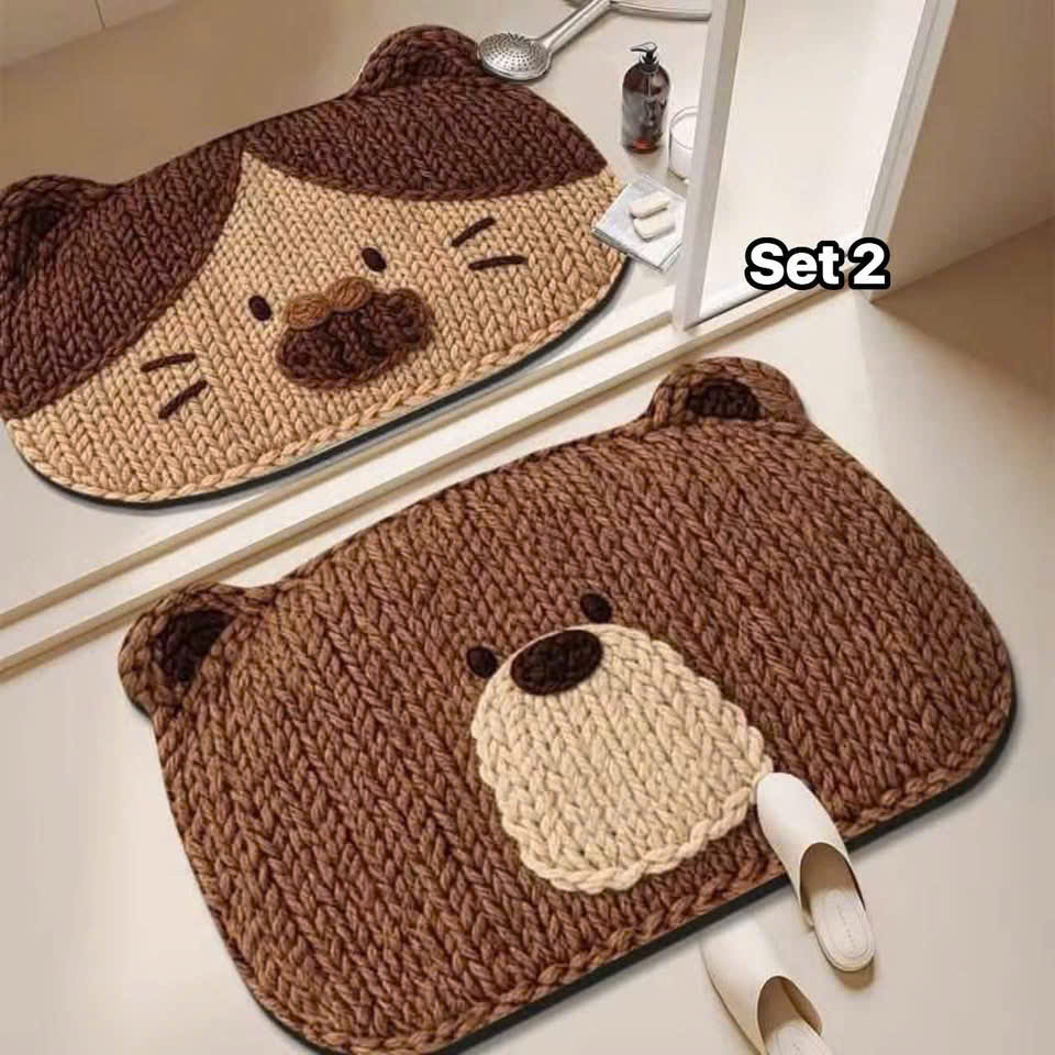 PK351 - SET 2 THẢM 3D HÌNH THÚ