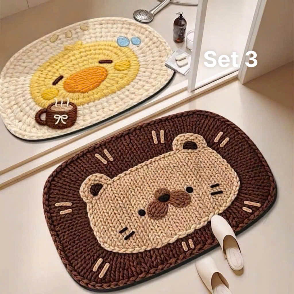 PK351 - SET 2 THẢM 3D HÌNH THÚ