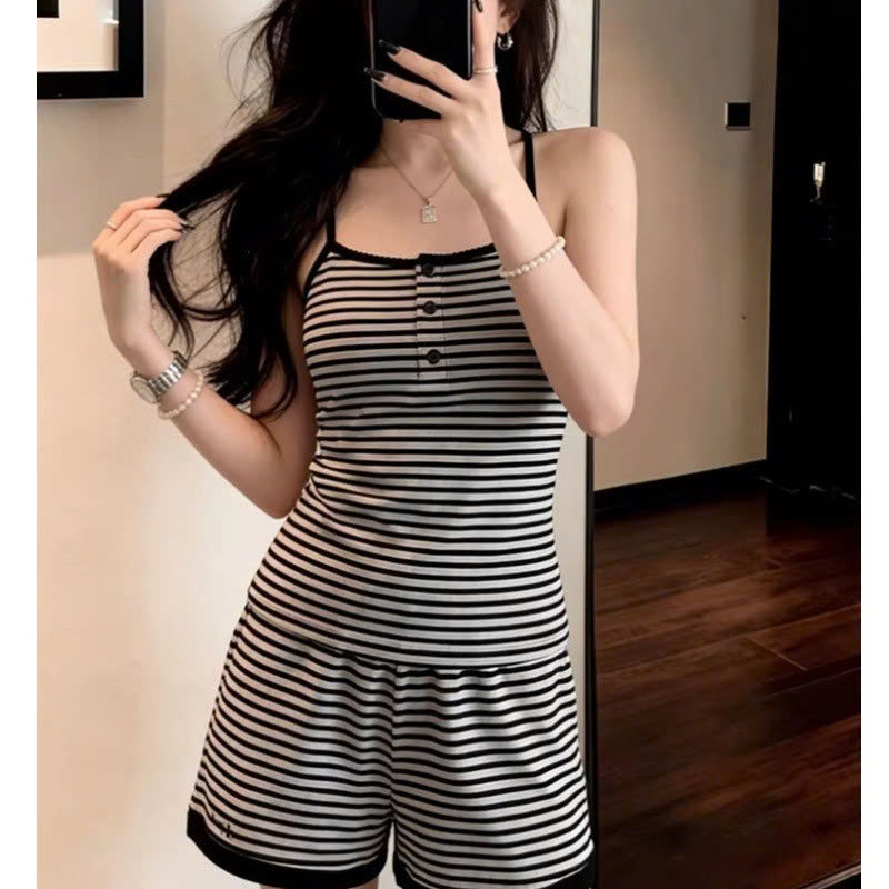 S362 - BỘ ĐÙI NỮ 2S QC KẺ ĐEN PHỐI CÚC