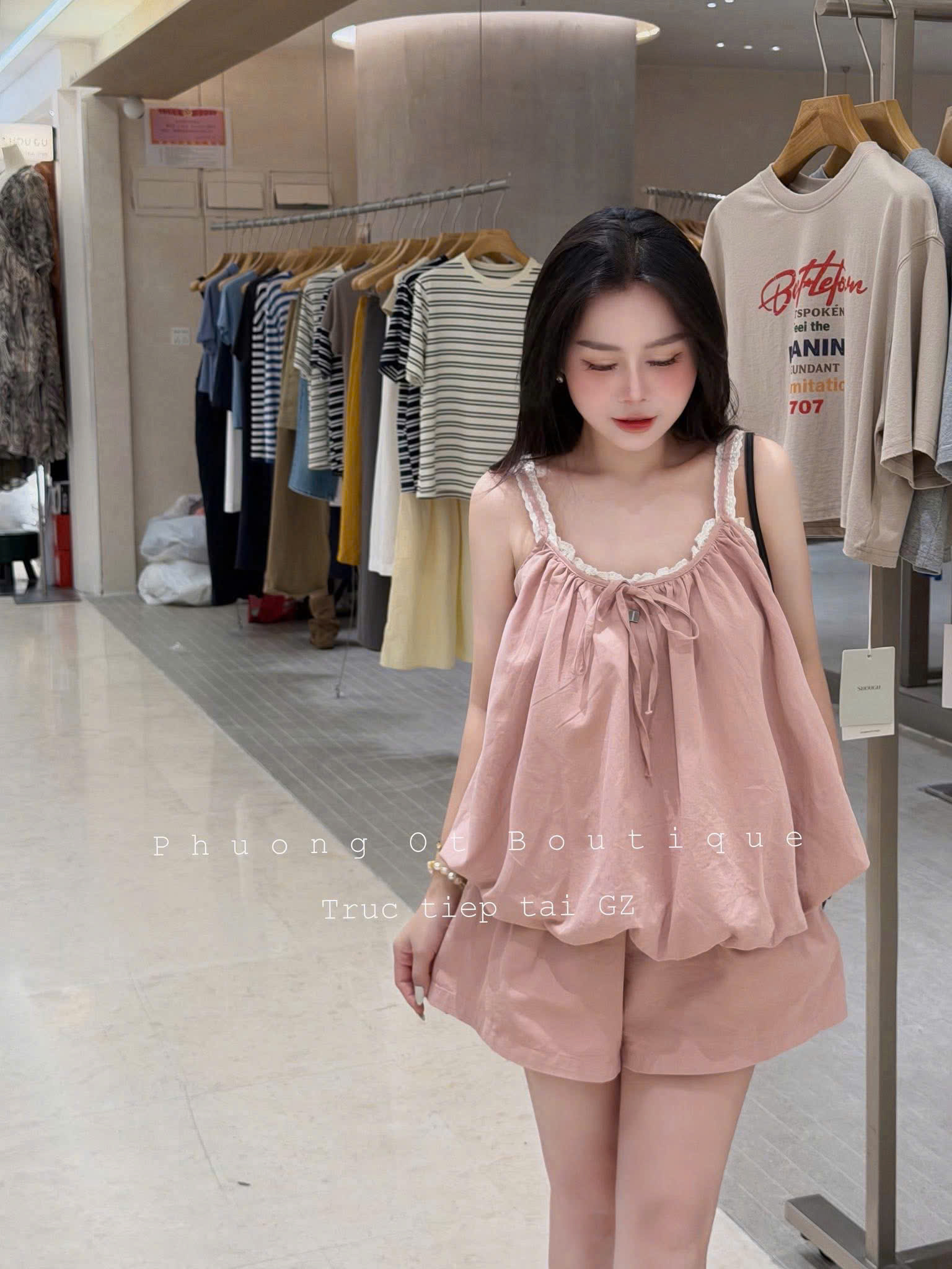 S369 - BỘ ĐÙI NỮ 2S PHỐI REN NƠ BỒNG GẤU