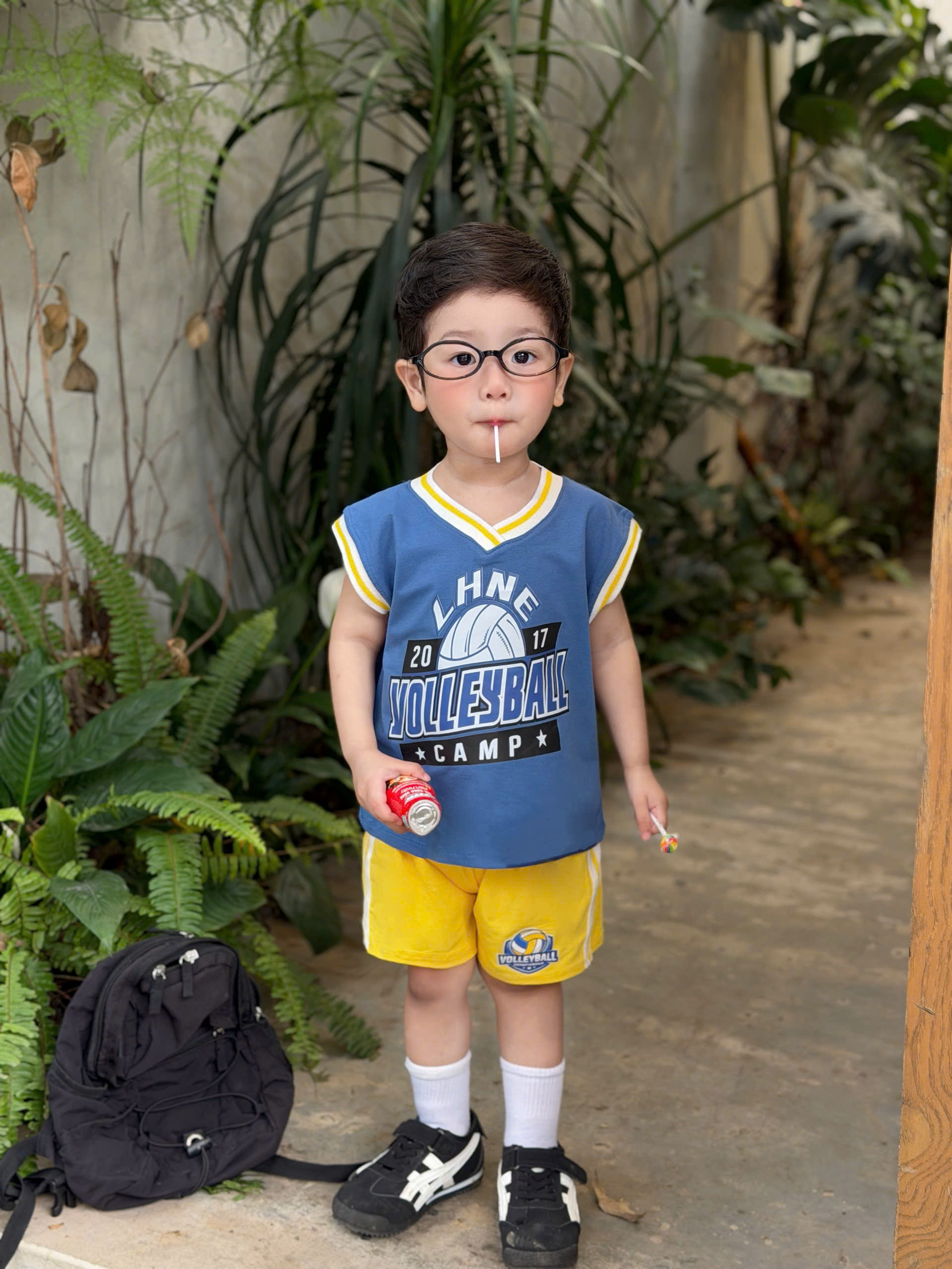 T293 - SET 3 BỘ ĐÙI BÉ TRAI BA LỖ THỂ THAO SPORT xanh be trắng