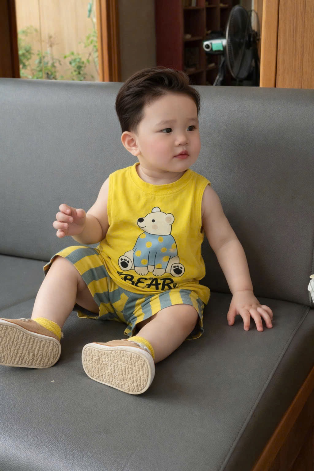 T253 - SET 3 BỘ ĐÙI BÉ TRAI BA LỖ CÁ SẤU GẤU