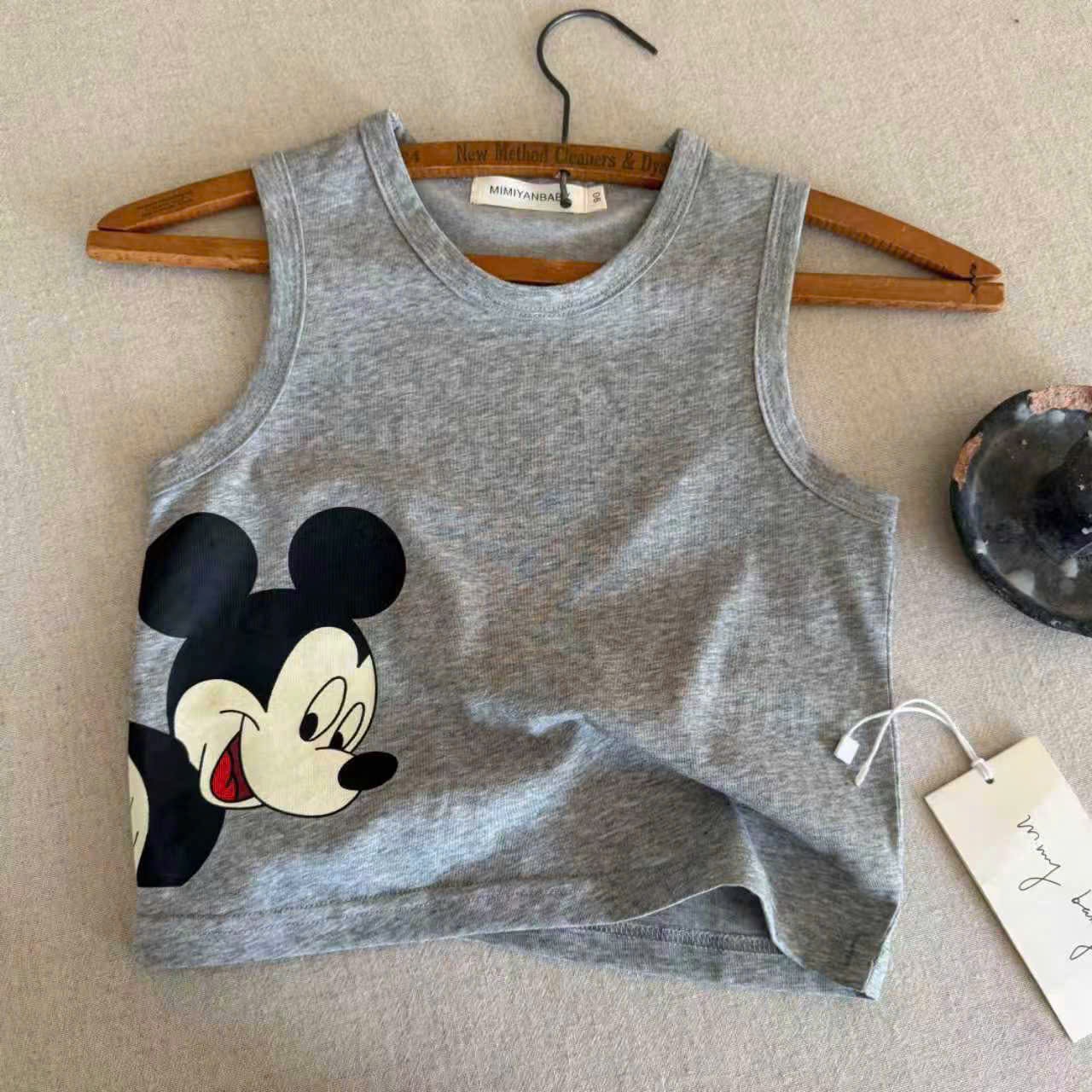 AB916 - SET 4 ÁO BÉ TRAI BA LỖ MICKEY