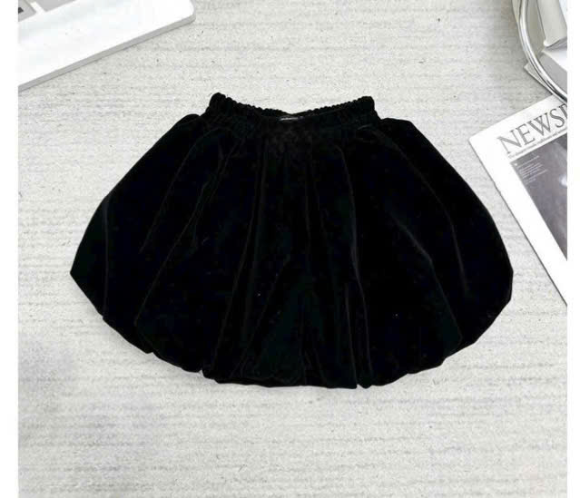 (chờ) AB983 - SET 3 ÁO BÉ GÁI ZIP LÔNG THÊU NƠ CỔ BÈO đen hoa trắng