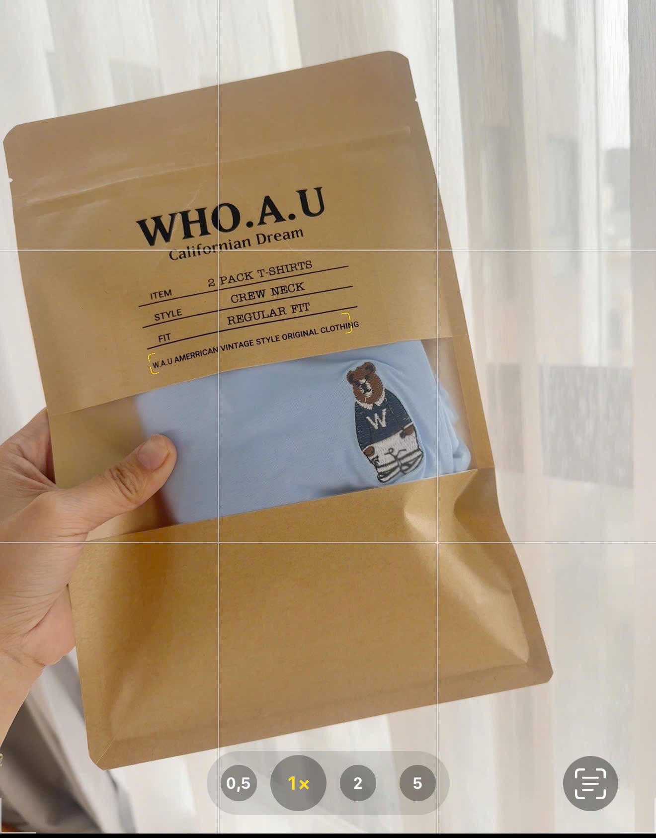 ANU400 - ÁO PHÔNG NỮ XANH DƯƠNG NHẠT GẤU W