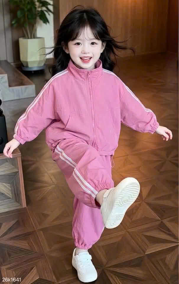 (chờ) G126 - BỘ GIÓ BÉ CỔ TRỤ PHỐI SỌC TRẮNG