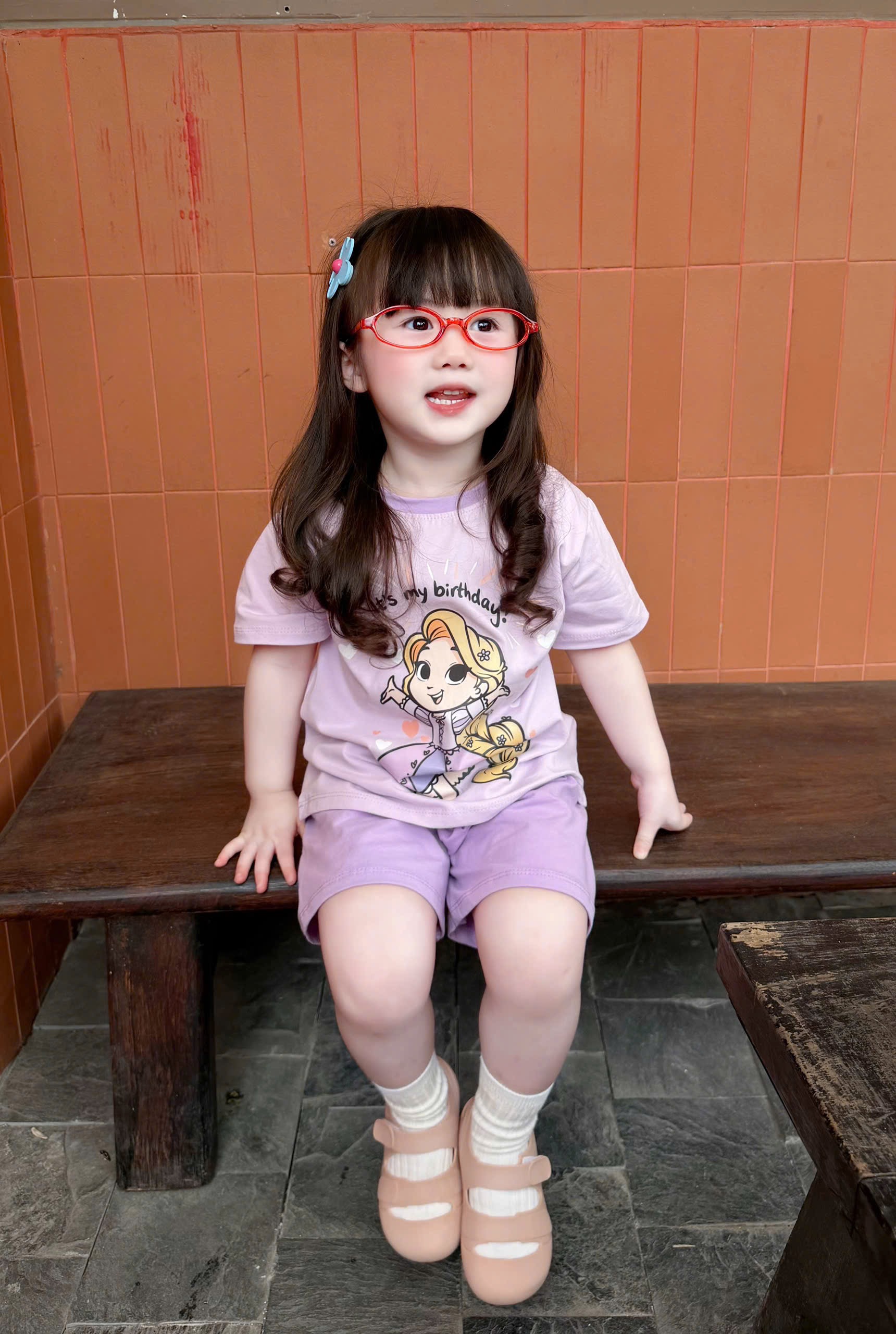 G975 - SET 2 BỘ ĐÙI BÉ GÁI CÔNG CHÚA NHÍ