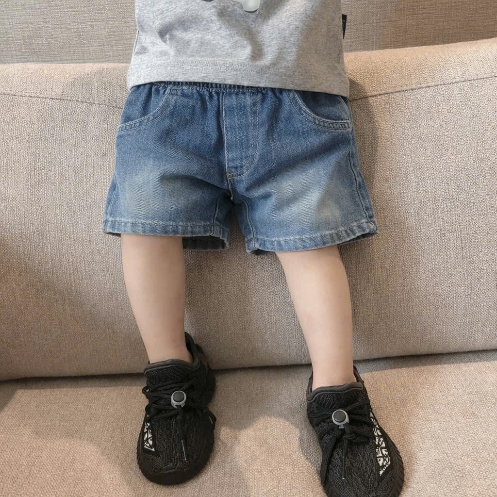 QB377 - SET 2 QUẦN ĐÙI BÒ BÉ TRAI MICKEY đậm nhạt