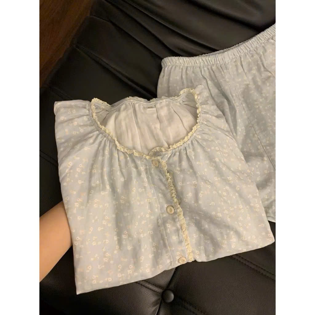 S314 - BỘ ĐÙI NỮ HOA NHÍ PHỐI REN
