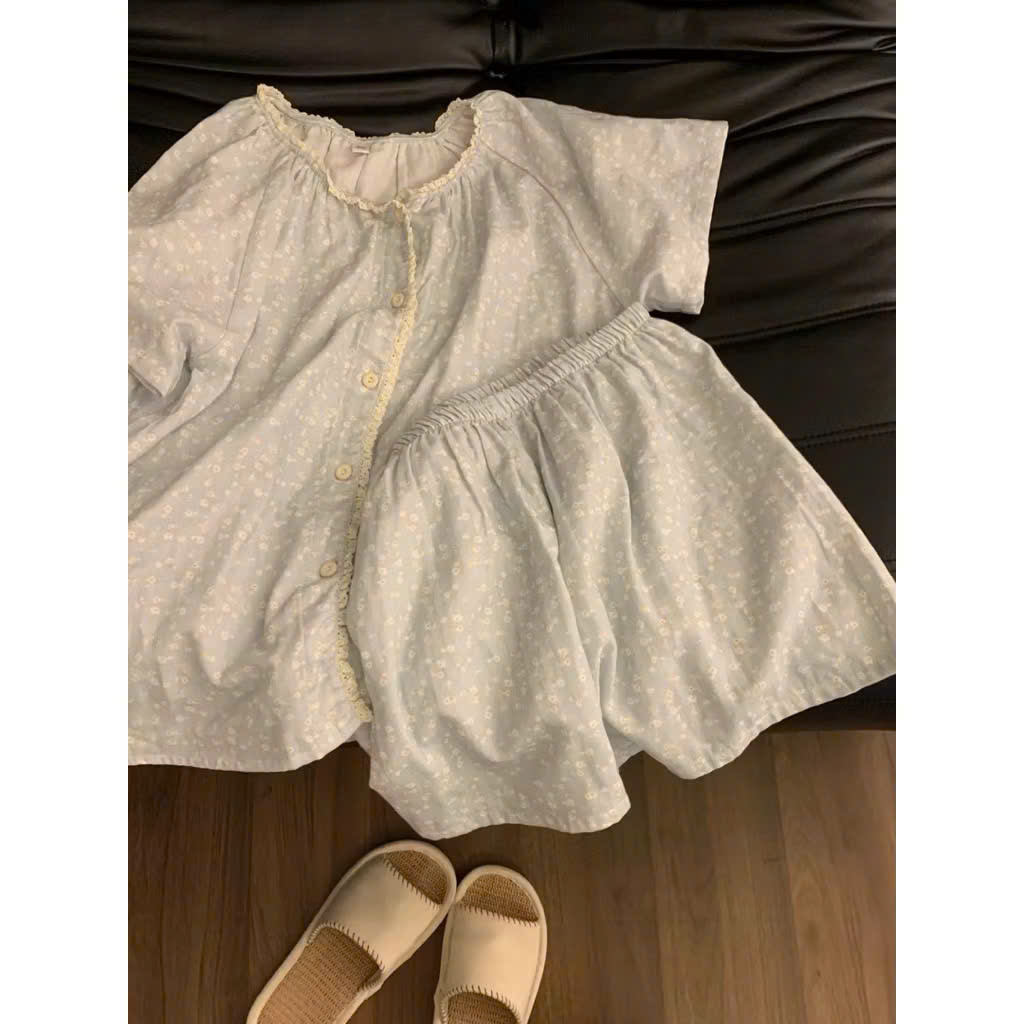 S314 - BỘ ĐÙI NỮ HOA NHÍ PHỐI REN
