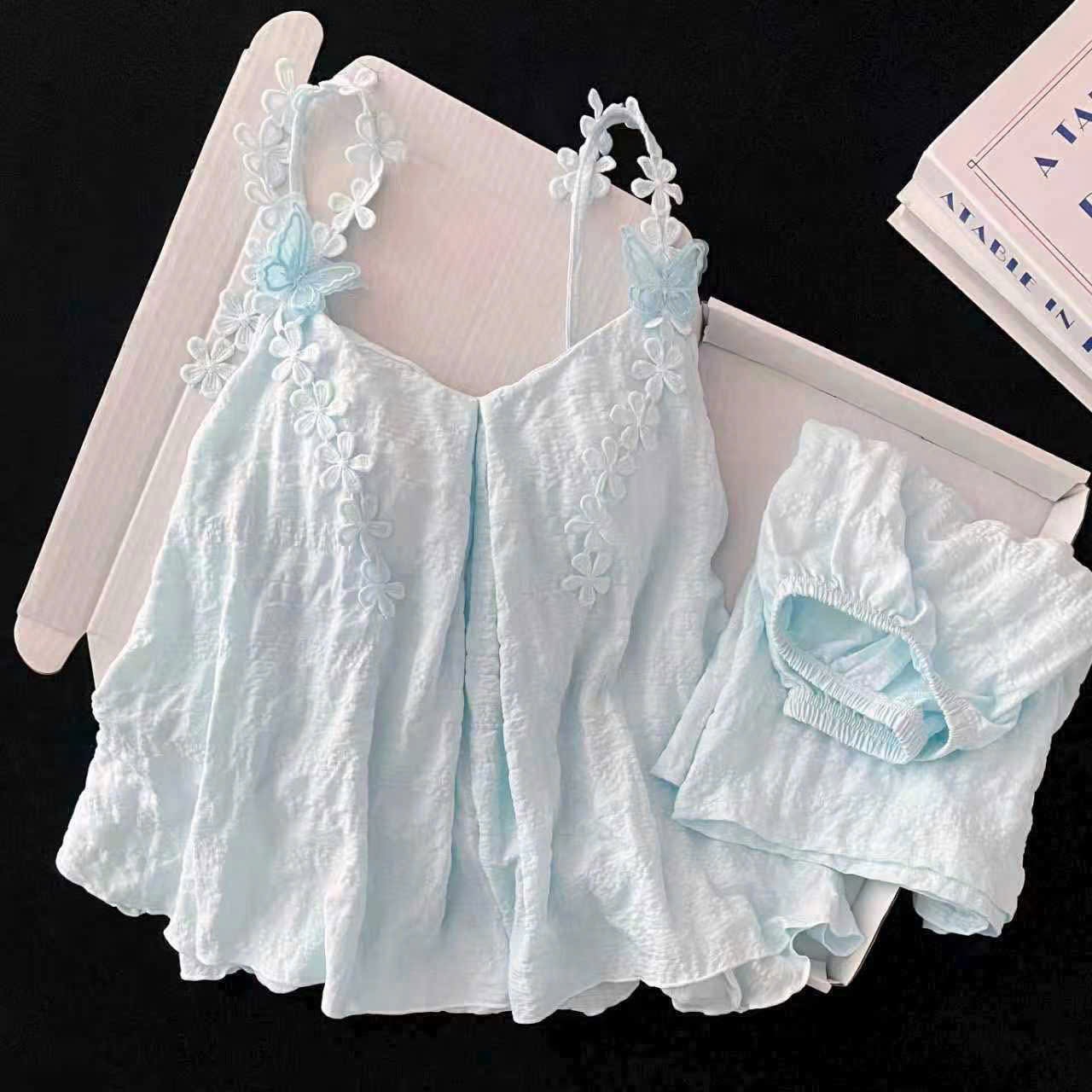 S317 - BỘ ĐŨI NHĂN 2S QC PHỐI REN BƯỚM