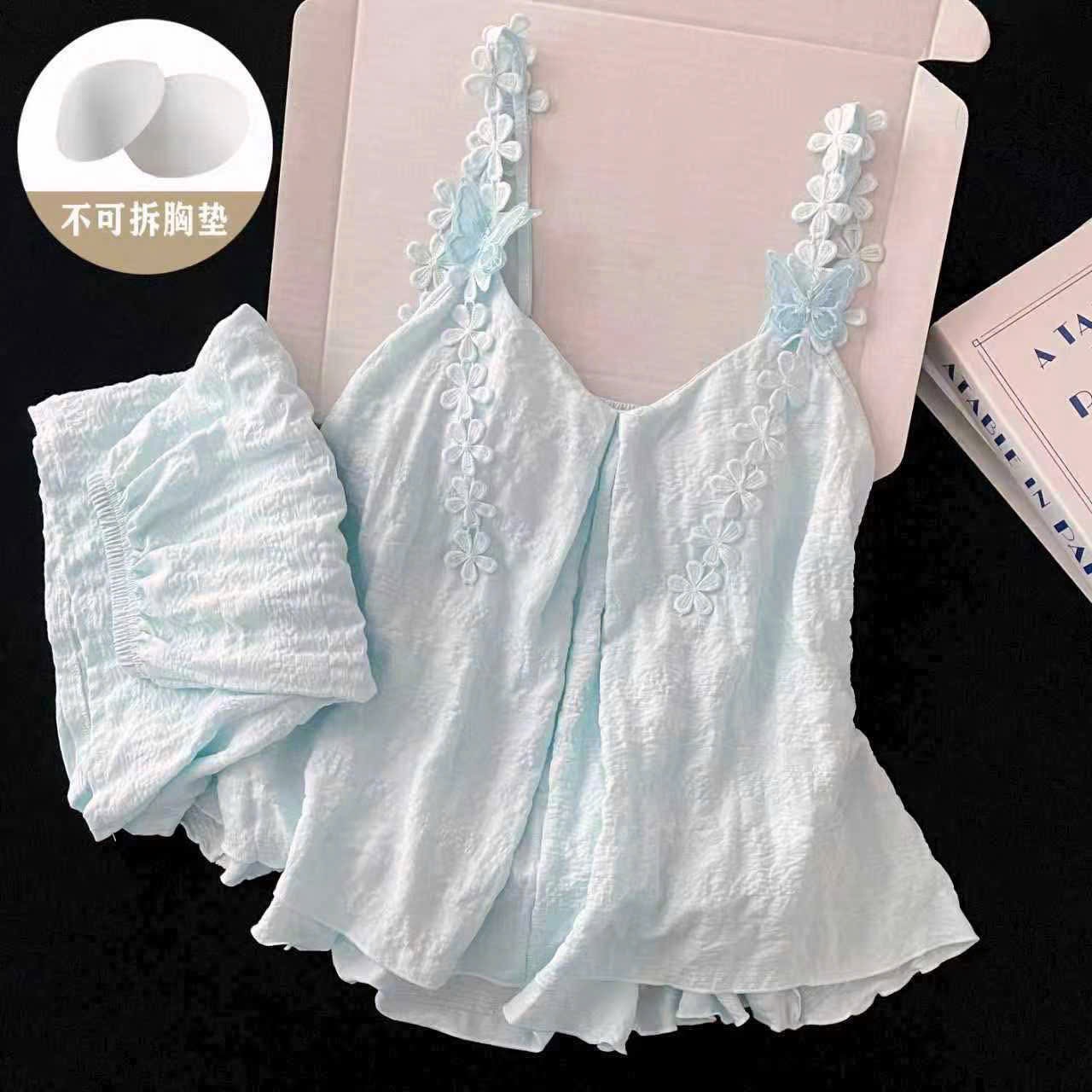 S317 - BỘ ĐŨI NHĂN 2S QC PHỐI REN BƯỚM