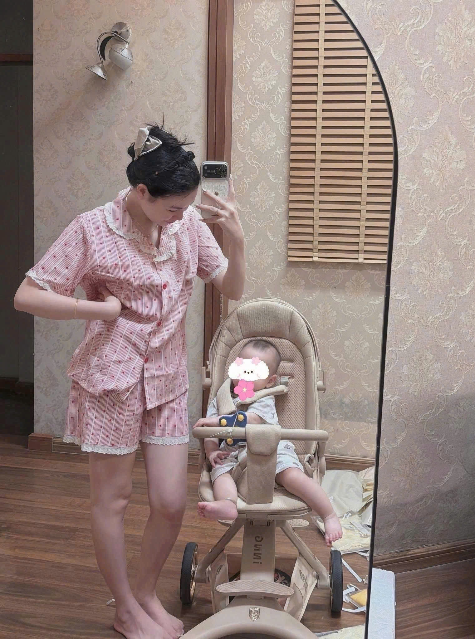 S329 - BỘ PYJAMA NỮ QC SỌC SAO ĐỎ