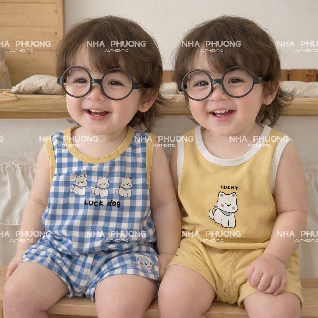 T213 - SET 2 BỘ ĐÙI BÉ TRAI BA LỖ HEYHONEY