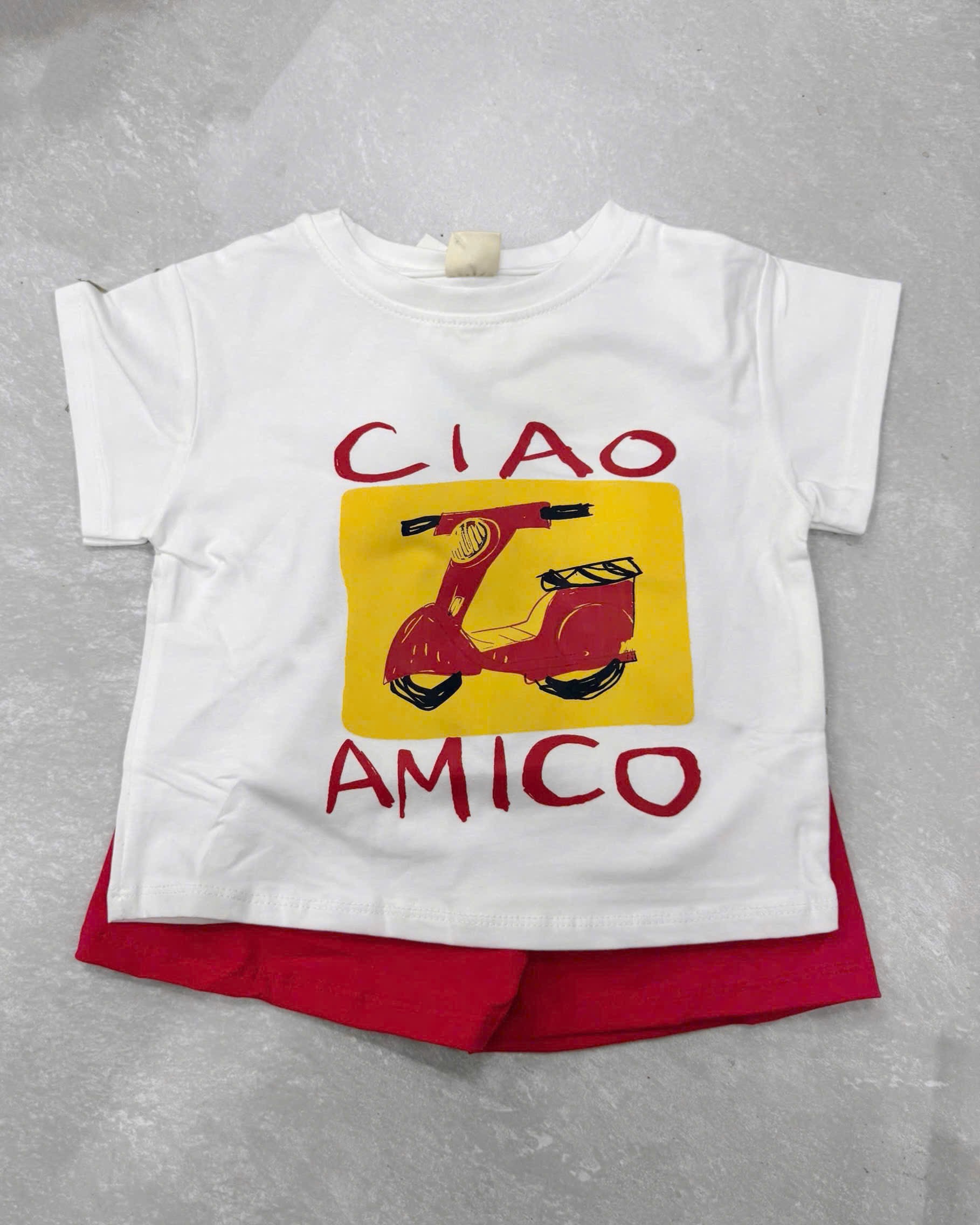 T232 - SET 3 BỘ ĐÙI BÉ TRAI CHÓ CỨU HỘ CIAO xanh be trắng