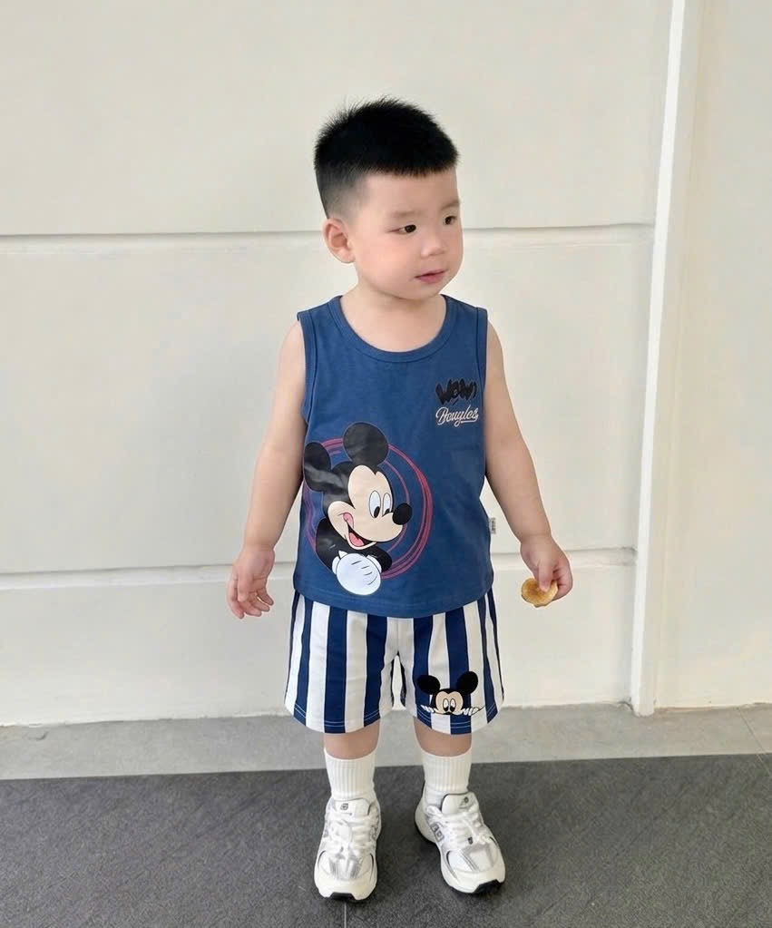 T251 - SET 2 BỘ ĐÙI BÉ TRAI BA LỖ HOẠT HÌNH